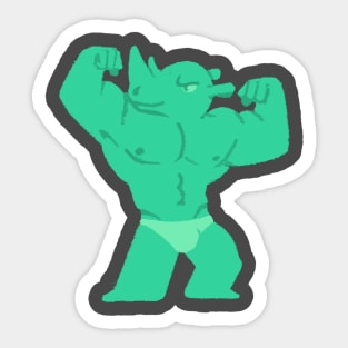 Rhino Sticker